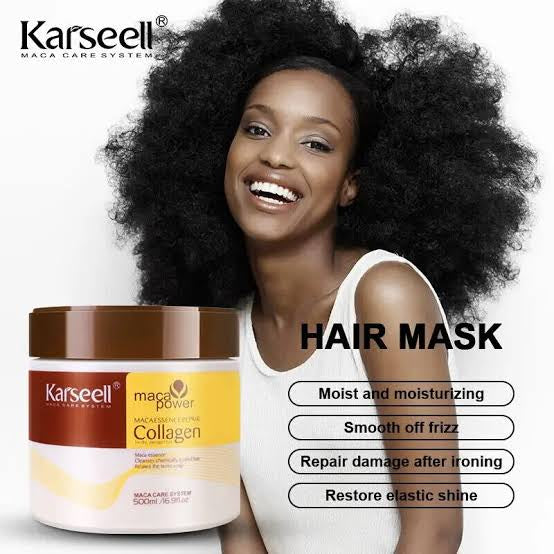 Karseell Collagen Hair Treatment Mask For Dry Damaged & All Hair Types - 500ml